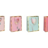 Petit sac cadeau 23 × 18 × 8 cm, motif toutes saisons