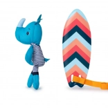 Rhinocéros Surfeur Marius - Jouet magique pour le bain
