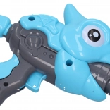 Pistolet à visser motif dinosaure avec balles en mousse 21 cm