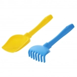 Pelle et râteau en plastique pour sable 22 cm