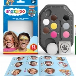Set de 8 peintures pour visage et corps SNAZAROO – PAT’ PATROUILLE Skye & Ruben