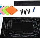 Tapis en feutre pour puzzles 500–2000 pièces avec tube gonflable