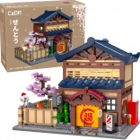 Jeu de construction CaDA bain public japonais Sento avec LED, 1249 pièces