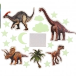 Dinosaures lumineux pour mur et plafond
