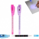Stylo UV secret à encre invisible avec double pointe 15 cm