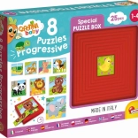 Puzzle progressifs bébés 8 en 1 LISCIANI