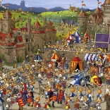 Puzzle HEYE 1000 pièces – la bataille des lapins (Ruyer)