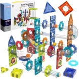 Woopie construction magnétique 3D – piste à billes éducative 113 pcs