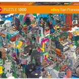 Puzzle Pixorama : San Francisco Quest 1000 pièces