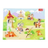 Puzzle en bois moyen – château, 8 pièces