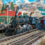 Puzzle EUROGRAPHICS vieille gare 1000 pièces