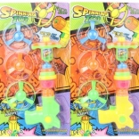 Pistolet à batterie avec hélices volantes et toupie