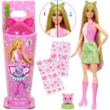 barbie pop reveal shakes poupée avec chaton et accessoires