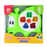 Petit train sonore avec effets lumineux