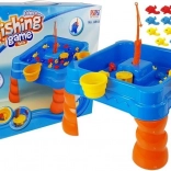 Grand jeu de pêche à l’eau pour enfants avec table et deux cannes