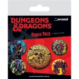 Set de badges DUNGEONS & DRAGONS