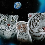 Puzzle Douce petite famille 2000 pièces