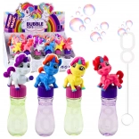 Bulles de savon Licorne avec figurine articulée 14 cm