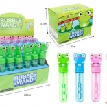 Flacon de bulles en forme de grenouille 14 cm