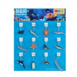 Présentoir Mojo avec 36 porte-clés – monde marin