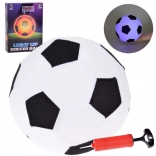 Ballon de football en caoutchouc lumineux, souple