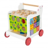 Small Foot trotteur en bois ours polaire