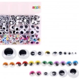 Set amusant avec yeux mobiles et autocollants 750 pcs