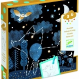 Djeco images translucides – kit de perforation pour enfants de 3 à 6 ans