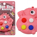 Dinosaure rose Pop It jouet antistress