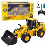 Bulldozer RC télécommandé jaune