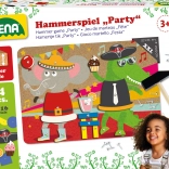 Jeu de marteau en liège coloré pour enfants