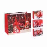 Sac cadeau en papier de Noël, taille S, 18 × 23 × 10 cm