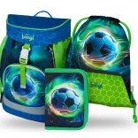 Sac à Dos Scolaire, Trousse et Sac Baagl Airy Ballon de Football Set