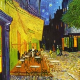 Puzzle Vincent van Gogh : Terrasse de café le soir 1000 pièces