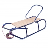 Luge métallique pour enfants avec dossier BAYO 87 cm bleu
