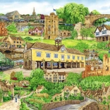 Puzzle Évasion vers les Cotswolds 500 pièces
