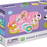 jeu pour enfants loto des animaux et de leurs habitats