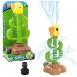 Jouet d’eau cactus avec perroquet rotatif 360° vert