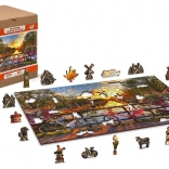 Puzzle en bois Vélos à Amsterdam