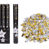 Canon à confettis de fête Étoiles 50 cm