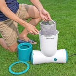 Pompe de filtration avec skimmer BESTWAY FlowClear Skimatic 3974 l/h + filtre de rechange