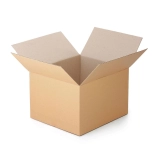 Boîte carton à rabats 300 × 300 × 300 mm, triple cannelure