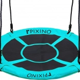 Cercle à balancer nid de cigogne turquoise