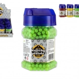 Billes en plastique pour pistolet pour enfants 6 mm, 1200 pcs, assortiment de couleurs