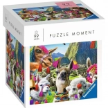 Ravensburger Puzzle Moment – lama, 99 pièces