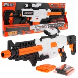 Blaster en mousse Fast Pioneer pour enfants 8+ avec viseur, chargeur et 36 projectiles