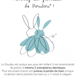 Coffret cadeau doudou – lapin en peluche et couverture