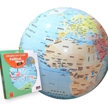 Ballon globe Caly 42 cm - Monde politique
