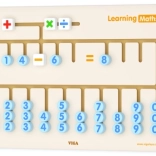 Table sensorielle en bois pour apprendre à compter VIGA Montessori certifiée FSC