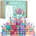 Connetix set créatif pastel de constructions magnétiques 120 pièces